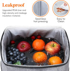Lifewit 21L Soft Cooler Backpack – Insulated 30-Can Picnic & Camping Cooler (Grey)