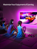 GlowSync RGB TV LED Lights – Music Reactive (4m)