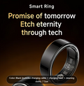 Smart Ring Health Tracker - Heart Rate, Sleep, Blood Oxygen, Pedometer, Calories, Step Counter