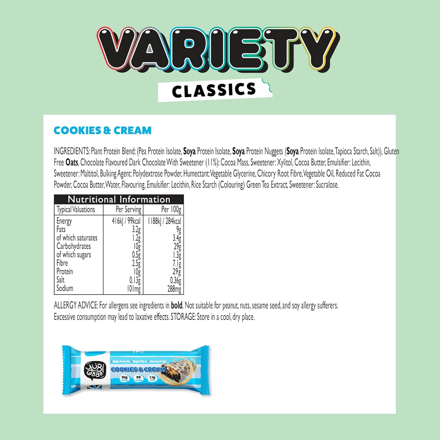Vegan Protein Bars – Low Sugar & 99 Calorie Chocolate Snack Bars | Gluten & Dairy Free | Plant-Based High Protein Energy Bar