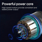 Mini High-Power Car Vacuum Cleaner – Portable Handheld Cordless Cleaner for Deep Interior Cleaning