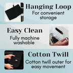 Laffair Double Oven Gloves – Heat Resistant Silicone Grip