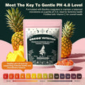 Premium Feminine pH & Energy Gummies – Vegan, Pineapple (60 Count)