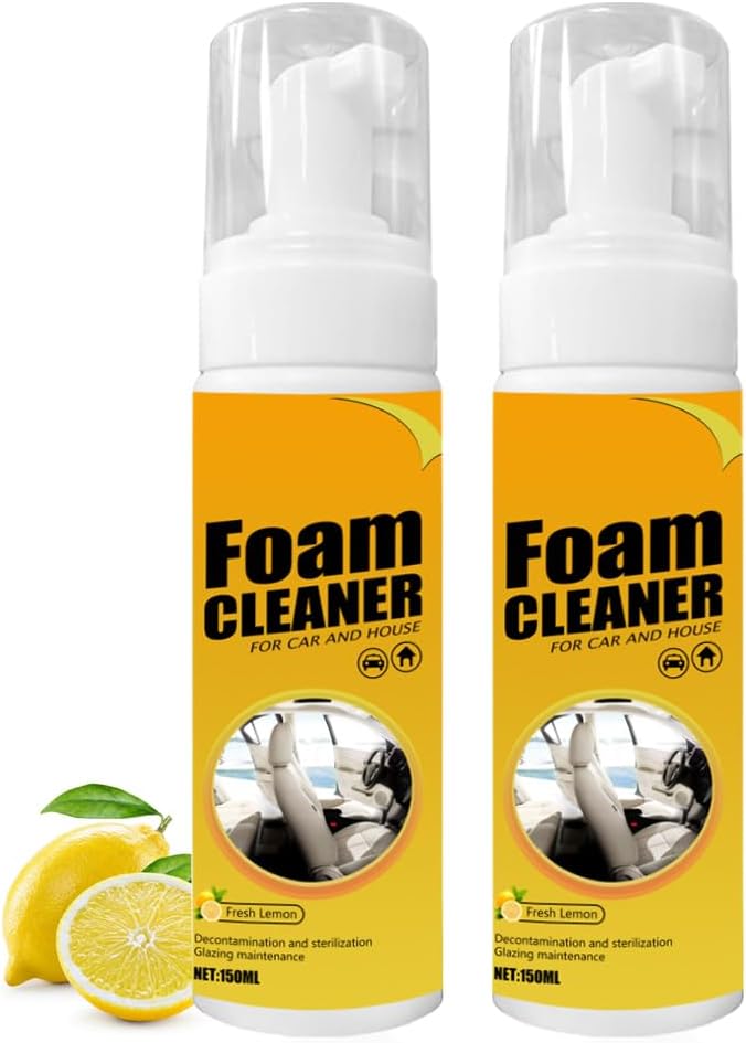 2×150ml Multi-Purpose Car Foam Cleaner