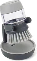 Soap Dispensing Dish Brush with Drip Holder