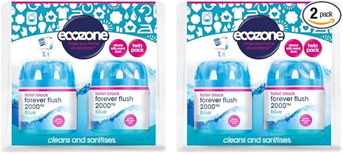 EcoZone Forever Flush 2000 Toilet Blocks – Set of 2