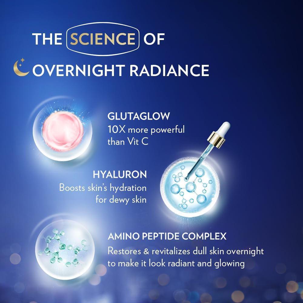 Vaseline Gluta-Hya Overnight Radiance Lotion – Brightening Face & Body Care (200ml)