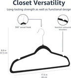 Basics Slim Velvet Non-Slip Suit Hangers (30-Pack)