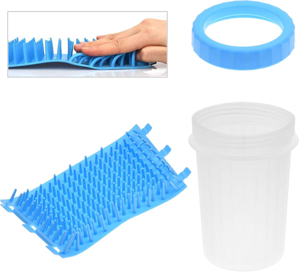 Kare & Kind Dog Paw Cleaner – Portable Silicone Pet Washer with Cloth