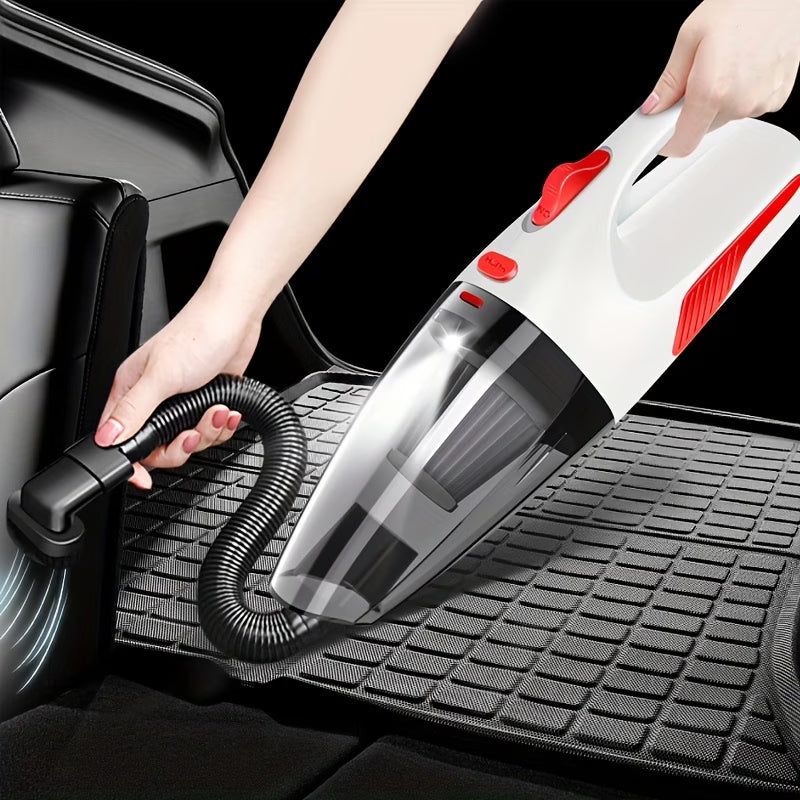 Mini High-Power Car Vacuum Cleaner – Portable Handheld Cordless Cleaner for Deep Interior Cleaning