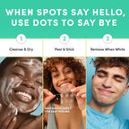 Dots for Spots Acne Patches – 60 Hydrocolloid Pimple Stickers, Fast-Acting & Vegan