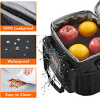 Lifewit 8.5L Insulated Lunch Bag – 12 Can Soft Cooler Tote (Black)