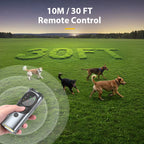 ROJECO Ultrasonic Dog Bark Trainer – Rechargeable Anti-Bark Device with LED Flashlight