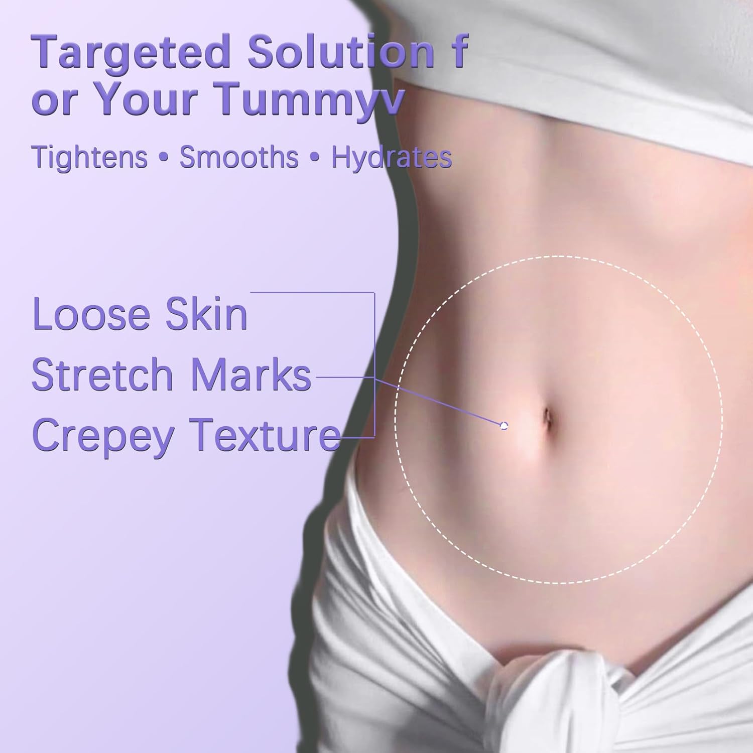 Tighten & Smooth Belly Cream – Firming Body Lotion for Stretch Marks & Sagging