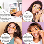 Grace & Stella Gold Under Eye Mask – Dark Circle, Puffiness & Wrinkle Reducer (24 Pairs, Vegan)