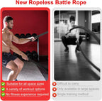 2-Pack Ropeless Weighted Battle Ropes – Portable Home & Outdoor Workout