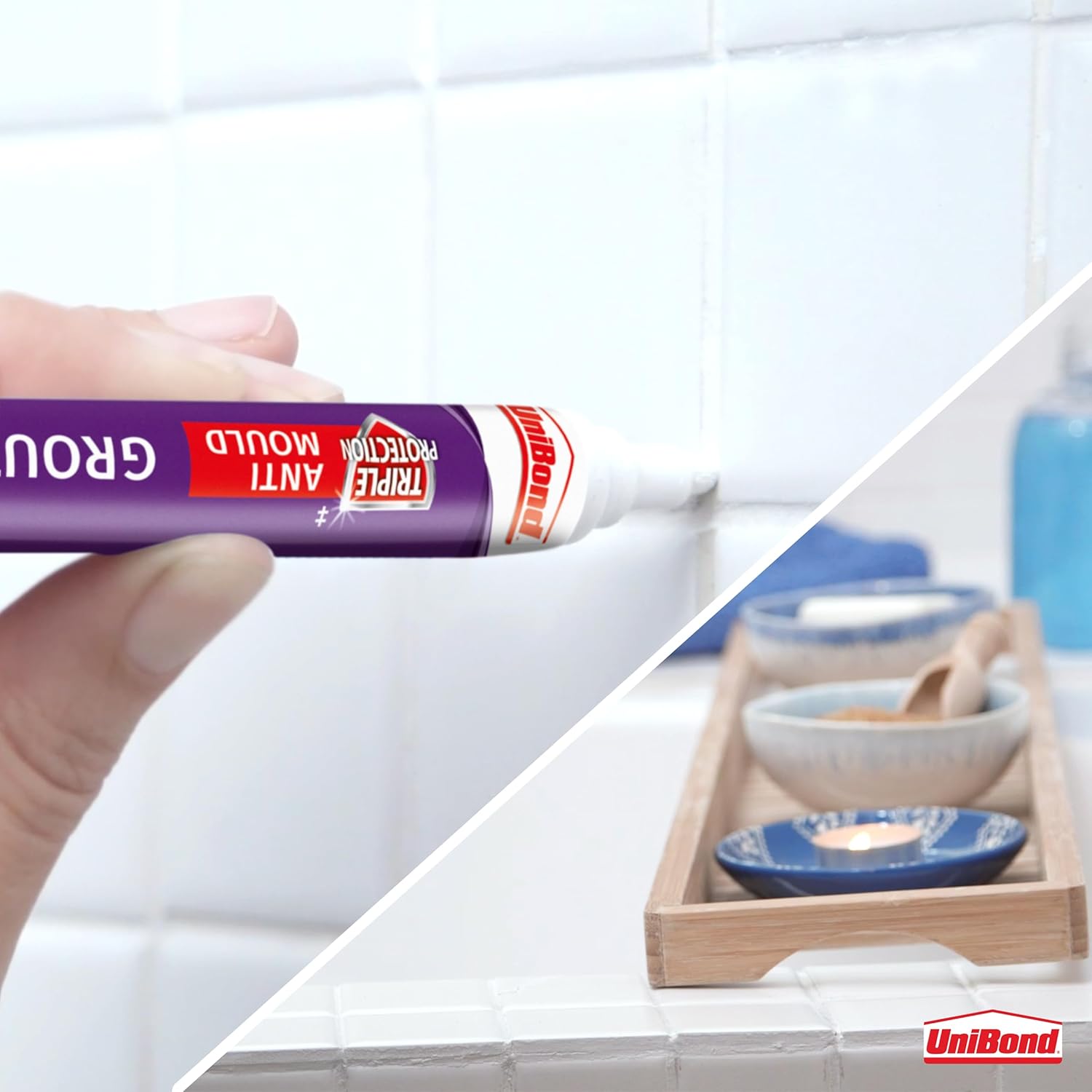 Unibond White Grout Reviver Pen – Tile Joint Whitener 7ml