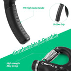 NIYIKOW Adjustable Hand Grip Strengthener – Forearm & Grip Trainer 10-60kg