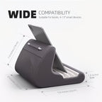 Tablet Cushion Stand – Soft Bed & Lap Holder with Pocket & Stylus Slot