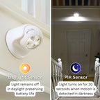 Auraglow Motion Sensor LED Wall Light – Black