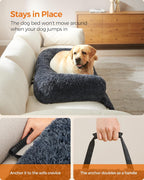 Feandrea FluffyHug XXL Calming Dog Sofa Bed – Dark Grey