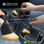 Car Interior Cleaning Kit – Duster Brush & Gel Putty Set for Dashboard, Vents & Detailing