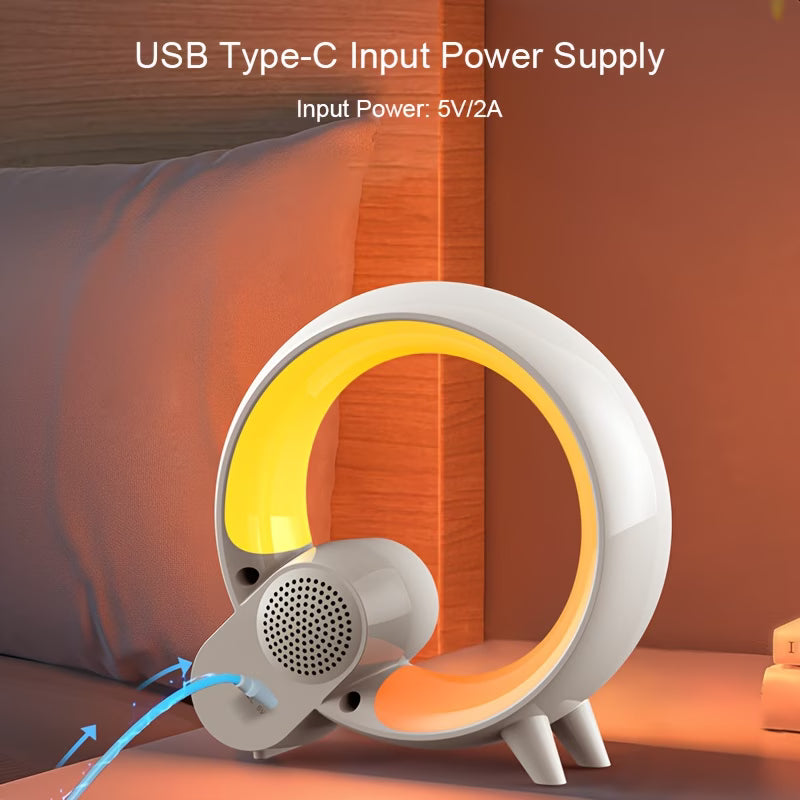 Sunset Wake-Up Light with White Noise Sleep Aid – Glow-in-the-Dark Bedside Lamp for Deep Sleepers, Kids & Adults