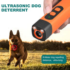 2-in-1 Ultrasonic Dog Bark Deterrent with LED Flashlight – Portable Anti-Bark Trainer