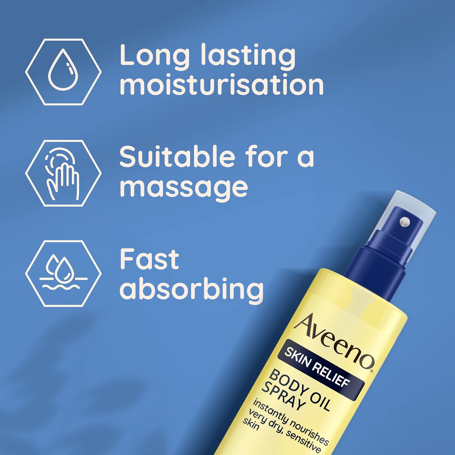 Aveeno Daily Moisturising Body Cleansing Oil – Triple Oat Nourishing Shower Oil (50ml)