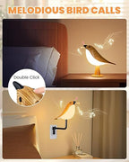 Touch Control Rechargeable Bird Table Lamp