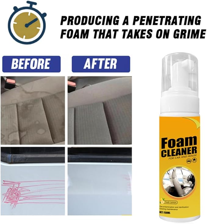 2×150ml Multi-Purpose Car Foam Cleaner