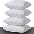4-Pack Anti-Allergy Zipped Pillow Protectors