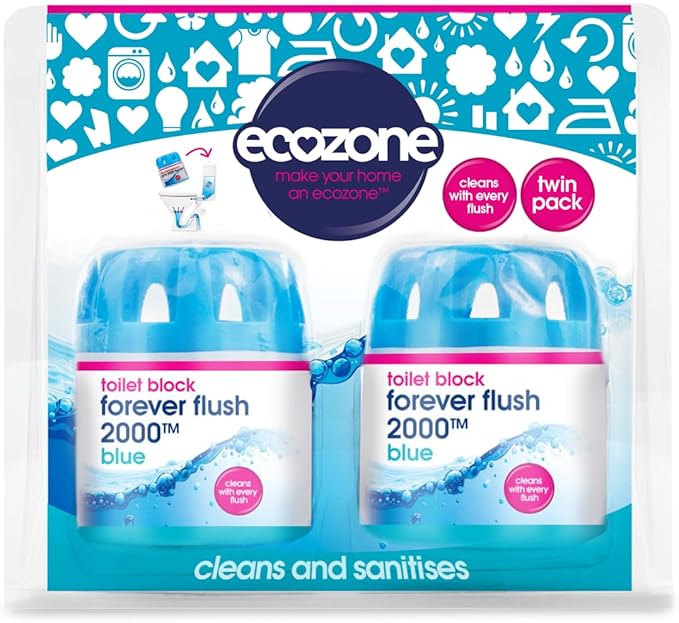 EcoZone Forever Flush 2000 Toilet Blocks – Set of 2