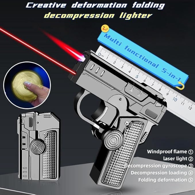 2-in-1 Windproof Jet Flame Lighter