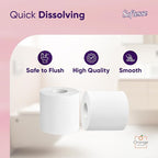 60 Pack 3-Ply Quilted Toilet Rolls