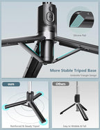 45” Selfie Stick Tripod with Fill Lights