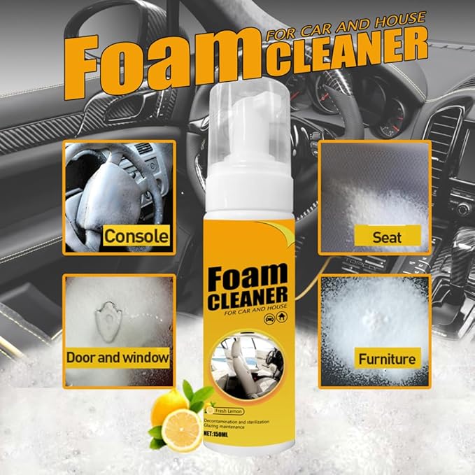 2×150ml Multi-Purpose Car Foam Cleaner