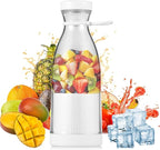 USB Portable Mini Blender Bottle – Rechargeable Smoothie Maker (White)