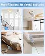 Extendable Microfiber Feather Duster – Telescopic Cleaning Tool
