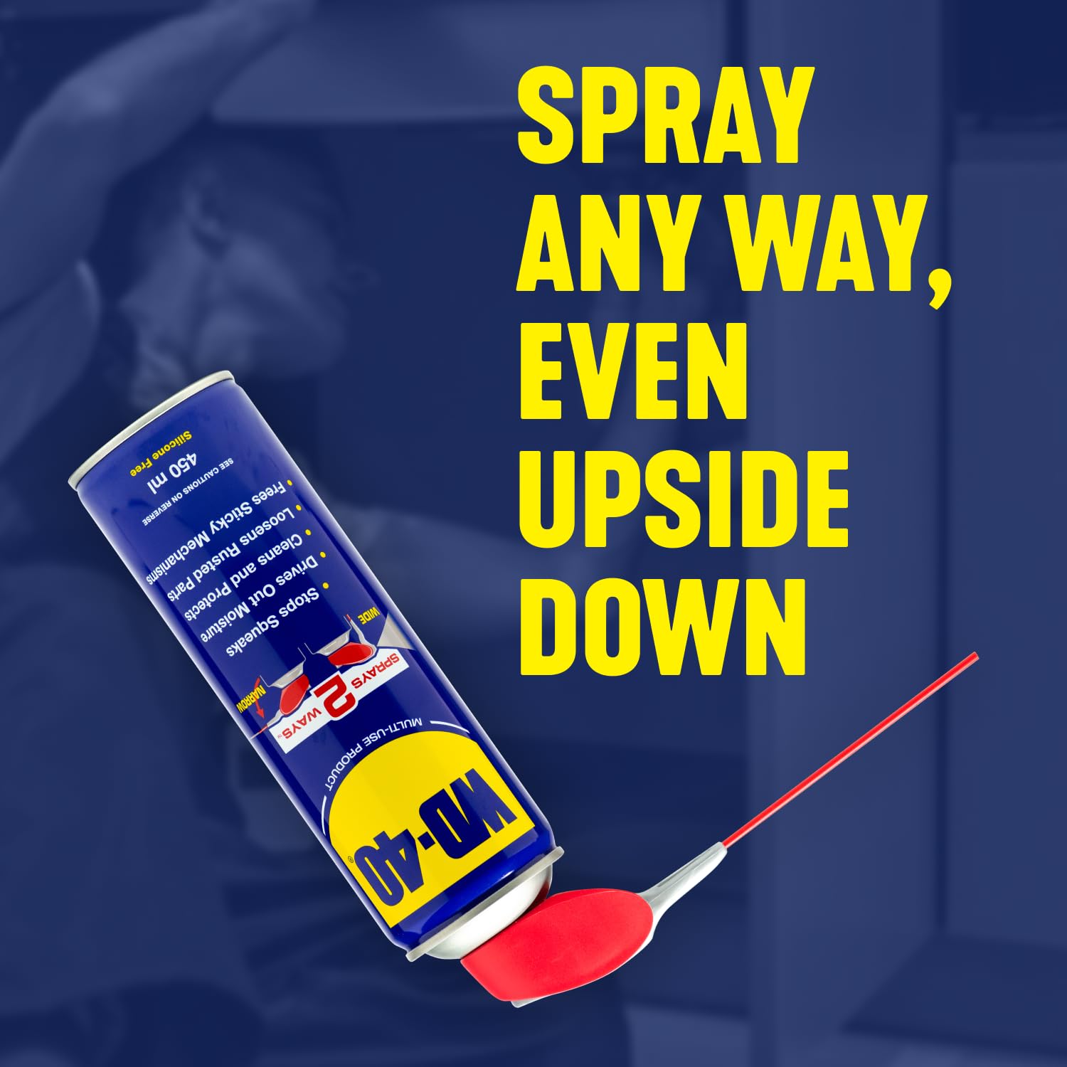 WD-40 Multi-Use Lubricant Spray 450ml – Smart Straw