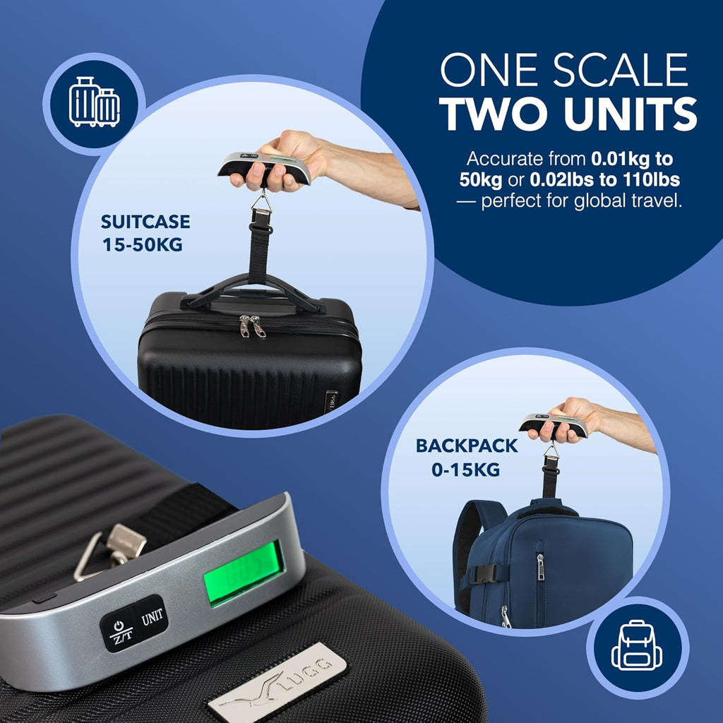 Digital Luggage Scale – 50kg Travel Weigher