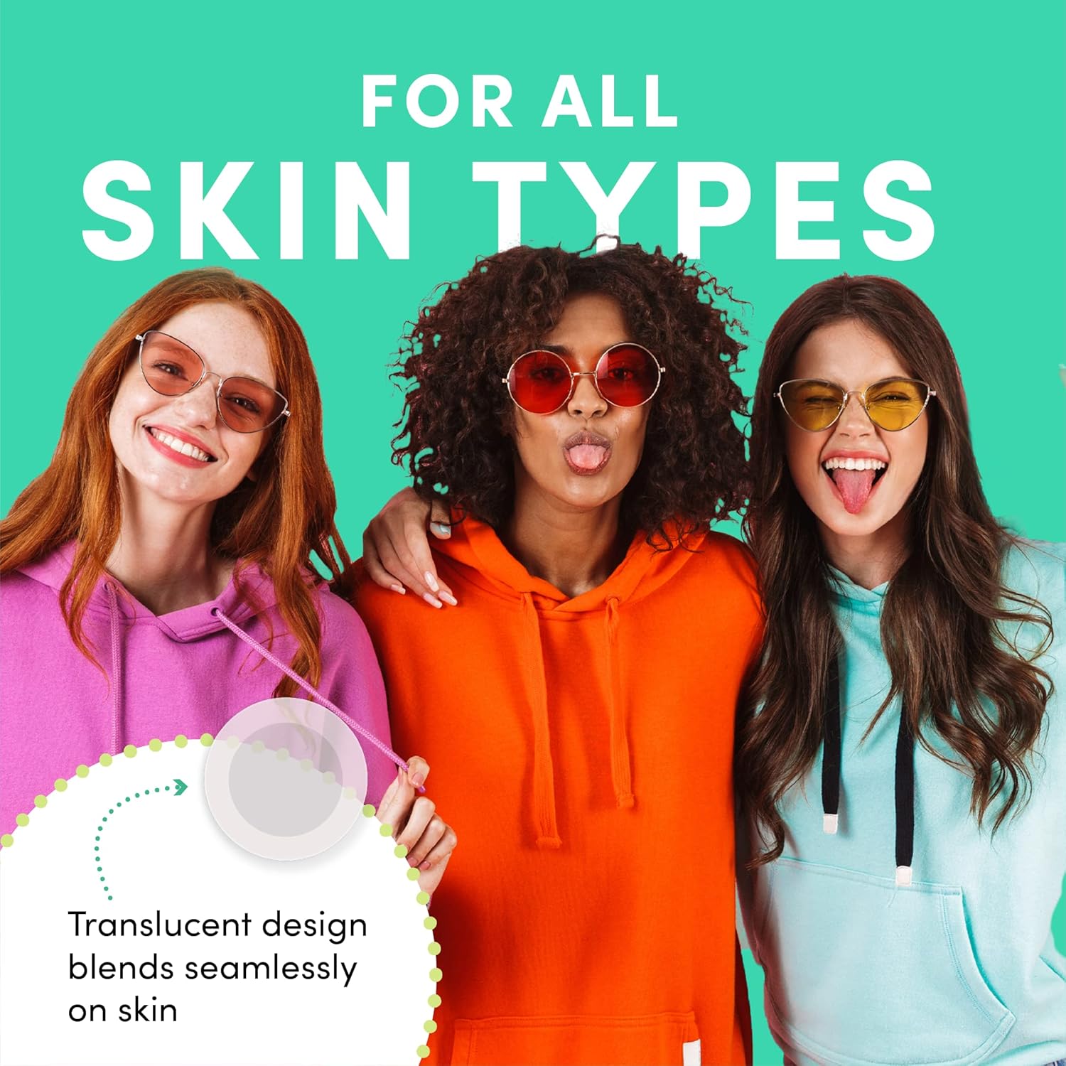 Dots for Spots Acne Patches – 60 Hydrocolloid Pimple Stickers, Fast-Acting & Vegan