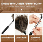 Extendable Feather Duster – Reusable Adjustable Cleaning Duster for Ceilings, Blinds, Furniture & Cars