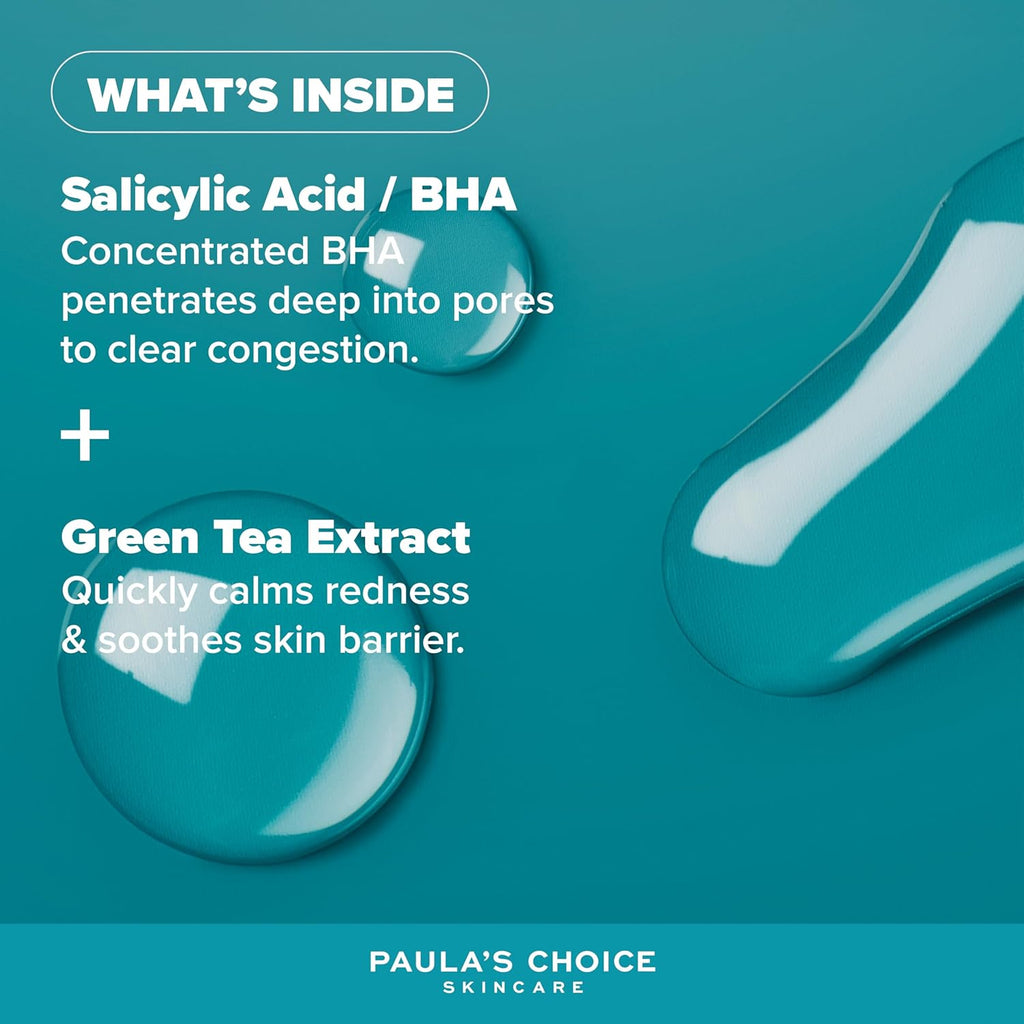 Paula’s Choice 2% BHA Liquid Exfoliant – Salicylic Acid for Blackheads & Pores (118ml)
