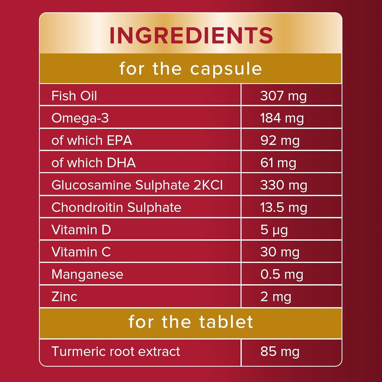 Seven Seas JointCare Plus Turmeric – 30 Day Pack