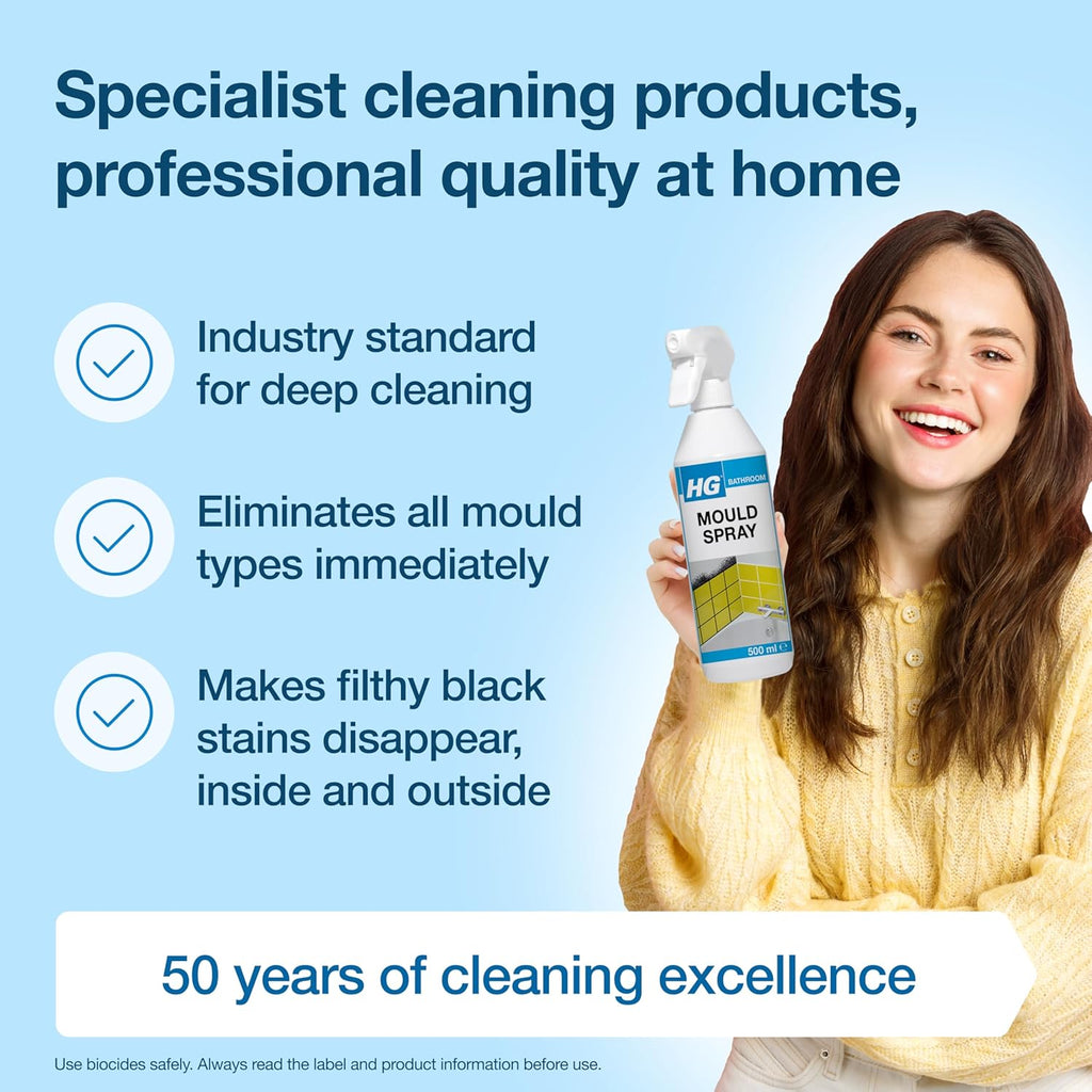 HG Mould Spray 500ml – Powerful Mould & Mildew Remover