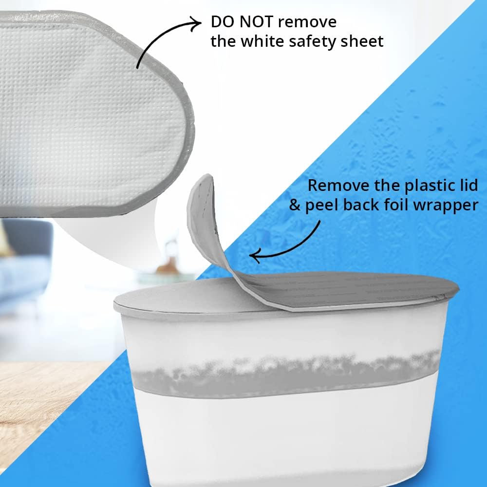 ANSIO Disposable Dehumidifier Moisture Absorber – Pack of 10