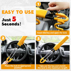 Heavy Duty Twin Bar Steering Wheel Lock – Universal Anti-Theft (3 Keys)