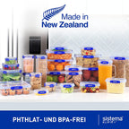 Sistema KLIP IT PLUS Leakproof Food Containers (1L, 3-Pack)