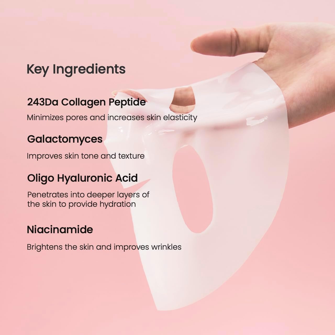 BIODANCE Bio-Collagen Hydrogel Face Mask – Pore Tightening & Glass Skin Care (4 PCS)